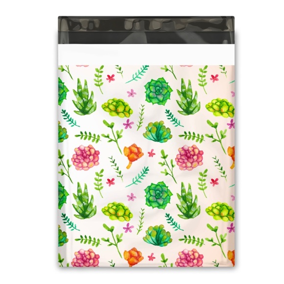 25 10X13 Poly Mailers Succulents  Shipping Envelopes PRICE IS FIRM - Picture 6 of 9